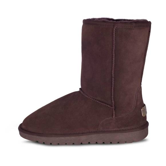 NEW CLOUD NINE ladies - 9" sheepskin boots in chocolate - Picture 2 of 6